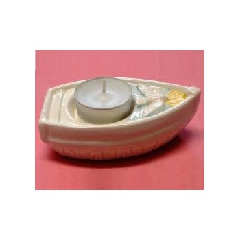 CRESIMA - Barchetta Ceramica con Lumino