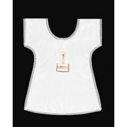 Vestina Ricamo Battesimo CREDO