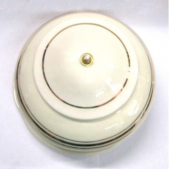 Lampada da Altare Bianca in Porcellana con Oro 2