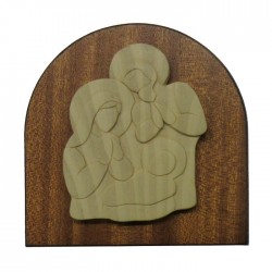 Arco Legno Sacra Famiglia in Legno e Resina