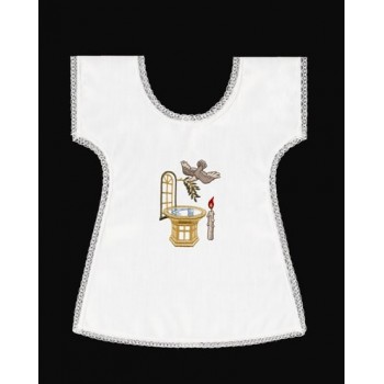 Vestina Battesimo Ricamo FONTE LUSSO 2