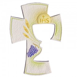 COMUNIONE - Croce Comunione con sagoma Calice