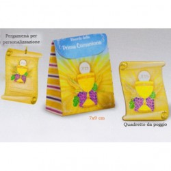 Cofanetto Pergamena con Quadretto - Prima Comunione