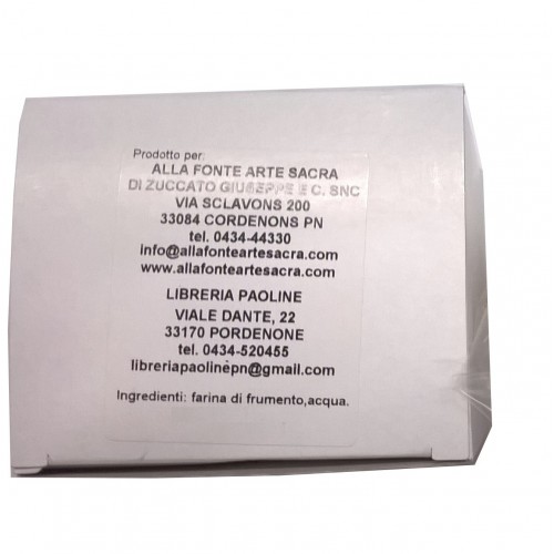 Box Cartoncino - Ostia Con Taglio a Croce Diametro 7 cm