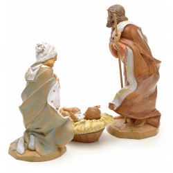 Statue Presepio 19cm Fontanini tinta legno Statue Presepio 19cm Fontanini tinta legno