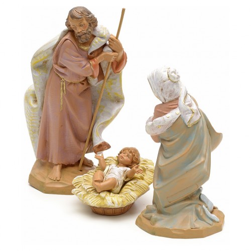 Statue Presepio 19cm Fontanini tinta legno