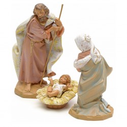 Statue Presepio 19cm Fontanini tinta legno Statue Presepio 19cm Fontanini tinta legno