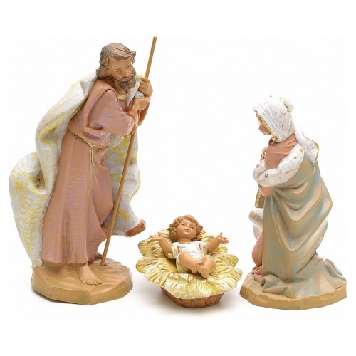 Statue Presepio 19cm Fontanini tinta legno