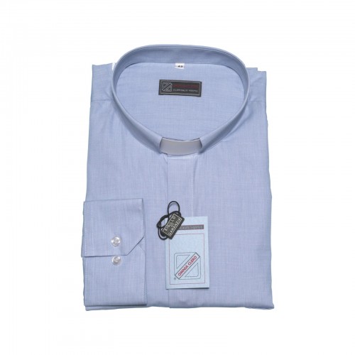 Camicia clergy fil a fil manica lunga