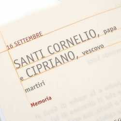 Lezionario per le celebrazioni dei Santi