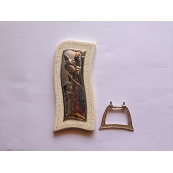 Quadretto Argento Angelo Custode