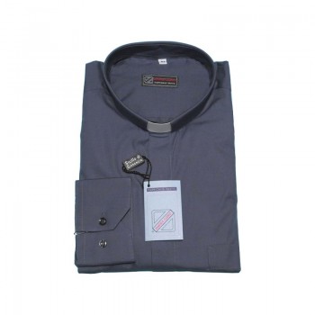 Camicia Clergyman 100% Cotone Mezza Manica
