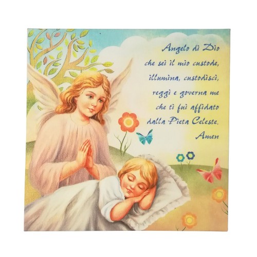 Quadro preghiera Angelo di Dio