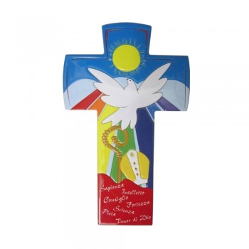 CRESIMA - Croce Colorata da muro Ricordo