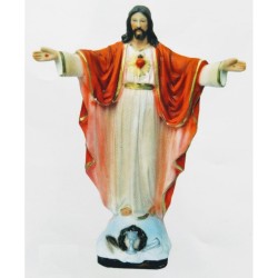 Statua Sacro Cuore di Gesù braccia chiuse