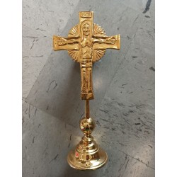 CROCE DA BASE PER LODI 27CM DORATURA 24K