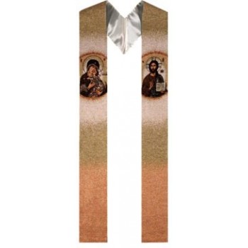 Stola Cristo Pantocratore e Madonna tenerezza
