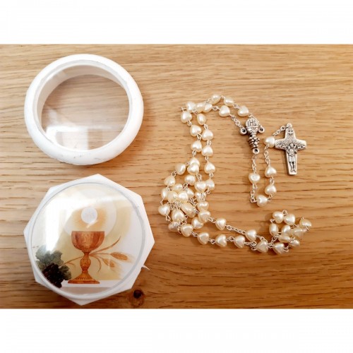 Rosario con box per Prima Comunione