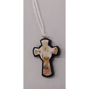 COMUNIONE - Croce Calice Da Collo Doppia Faccia Resinata...