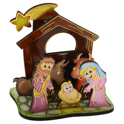 Presepe componibile per la NOVENA di Natale 9 PZ