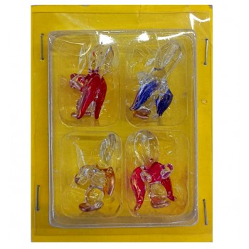 Set Mini 4 Angeli Vetro 3,5cm