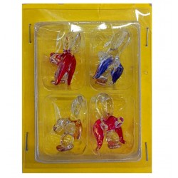 Set Mini 4 Angeli Vetro 3,5cm