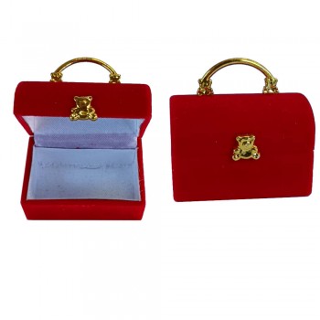 NATALE - Mini Bauletto Vuoto in Velluto 5,5x3,5cm IN...