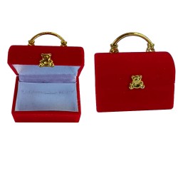 NATALE - Mini Bauletto Vuoto in Velluto 5,5x3,5cm IN OFFERTA da Euro 0,90