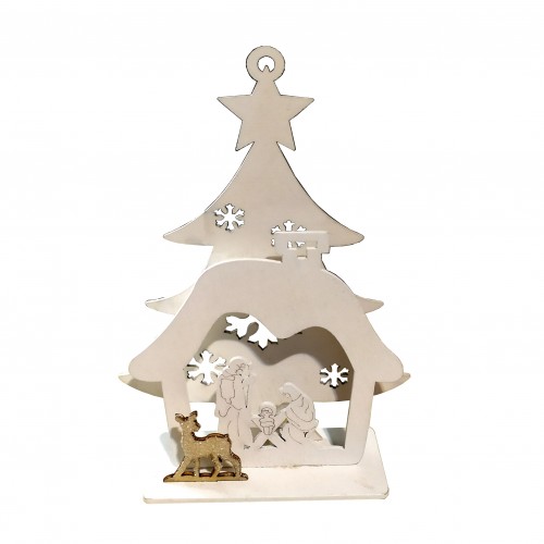 albero natale legno
