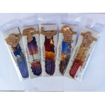 SEGNALIBRI - Segnapagine in Legno con Frasi