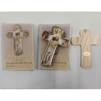 Blister Croce Confessione con Pergamena da euro 3,00