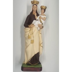 Statua Madonna del Carmelo 40cm Resina Italiana