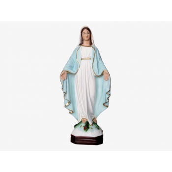 Statua Madonna Miracolosa Resina Italiana 30 cm