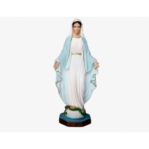 Statua Madonna Miracolosa Resina Italiana 40 cm