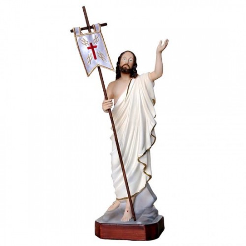 Statua Gesù Risorto Resina 30 cm
