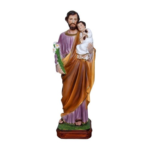Statua San Giuseppe Resina Italiana 50 cm