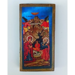NATALE - Iconetta Sacra Famglia 7.5x5x1.3 cm