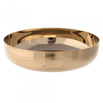 Patena Ottone Dorato Offertoriali diam 10 cm