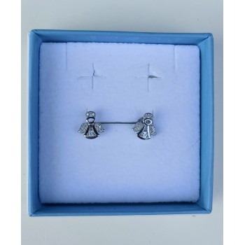 Orecchini Angelo in Argento con Zirconi