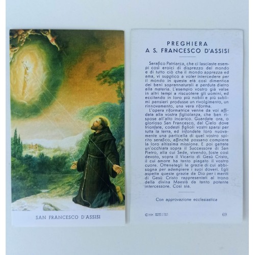 Santini Carta Leggera San Francesco D'assisi (100 pezzi) 4 Ottobre