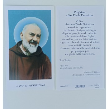 Santini Carta Leggera San Pio (pacco 100 pezzi) 23 Settembre