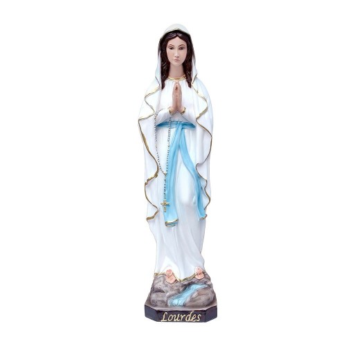 Statua Madonna di Lourdes 60 cm Resina Italiana Dipinta
