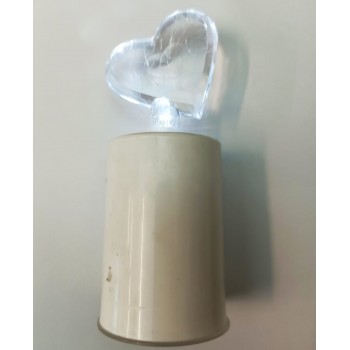 Lumino Elettrico Cuore Bianco