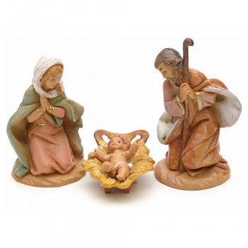 NATALE - Natività 6,5 cm Fontanini Famiglia 3 PZ