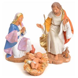 NATALE - Set 6 Statue Natività 15cm Millennium Fontanini