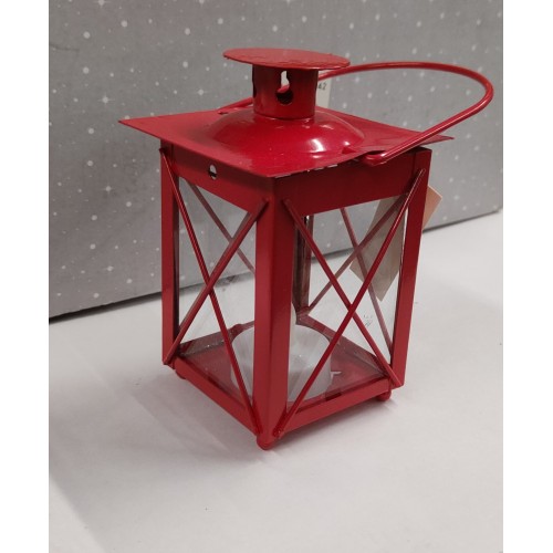 NATALE - Lanterna Rossa a Led