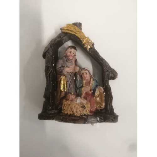 NATALE - Mini Blocchetto Natività Capanna