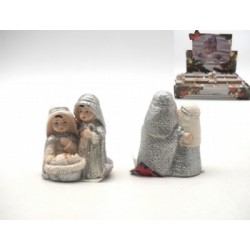 NATALE - Blocco Natività Simpatica Brillantinata