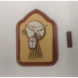 CRESIMA - Tavoletta Laccata Spirito Santo