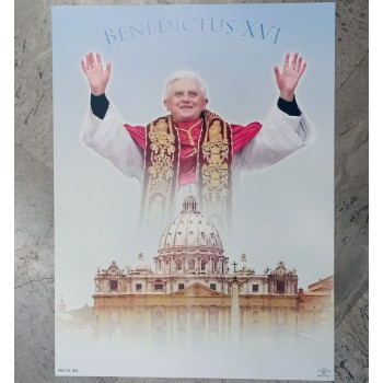 Poster Papa Benedetto XVI misura 20x25